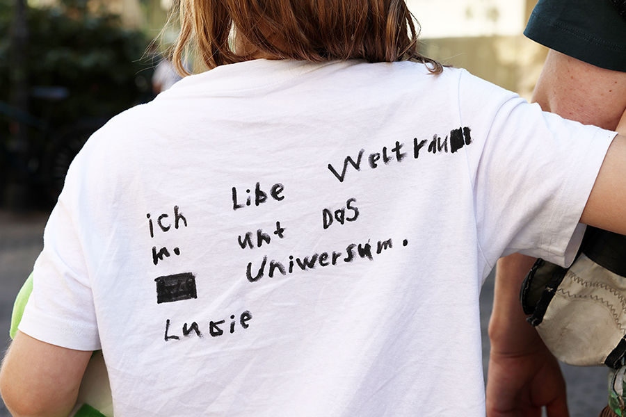 T-Shirt Ich liebe den Weltraum und das Universum